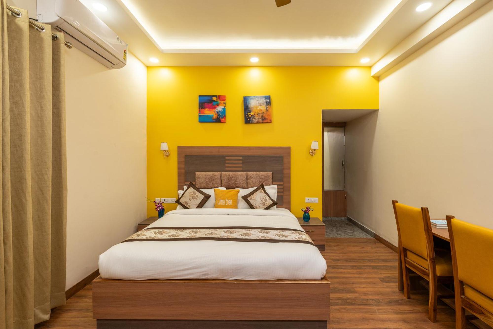 Lime Tree Hotel & One Bhk Serviced Apartment Noida - Sector 50 Metro Exterior foto